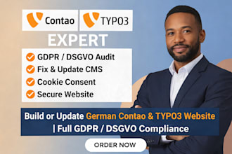 build update your german contao or typo3 website with full gdpr dsgvo compliance