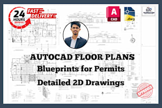 draw professional 2d architectural drawings in autocad
