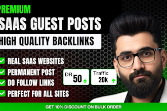build saas guest post backlinks and saas link insertions for b2b