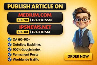 publish guest post on techbullion,com and medium,com and ipsnews,net