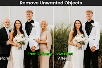 remove unwanted objects or people from photos professionally