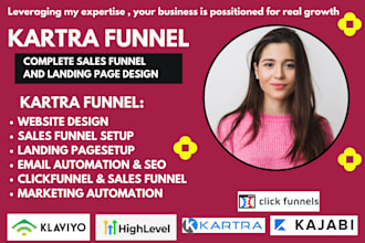 create kartra website kartra funnel automation kartra sales kajabi website page