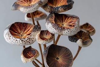 craft captivating fungi and botanical art