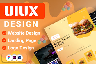 design saas website UI UX and landing page in figma