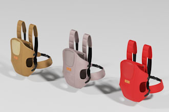 design your baby carrier and pet carrier with a detailed techpack
