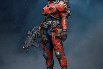 do character, sci fi character, sci fi, fantasy, fanart