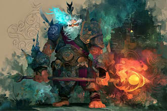 design a character or an illustration