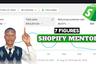 be your shopify mentor dropshipping coach ecommerce consultant shopify coach