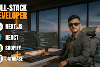 create a high end website, full stack web app