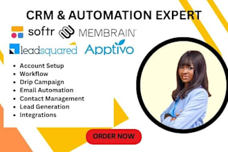 setup leadsquared nimble apptivo membrain softr airtable