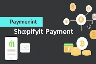 setup shopify payment API integration and crypto payment gateway