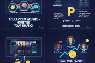build a video streaming website for passive income