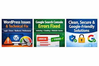 fix wordpress issues and technical SEO errors
