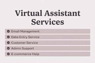 be your virtual assistant for business support