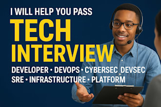 help you pass your developer, devops, sre, cloud live interview