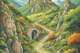 draw a fantasy illustration for you