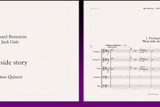 be your professional music copyist and engraver