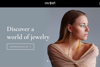build jewelry store woocommerce website