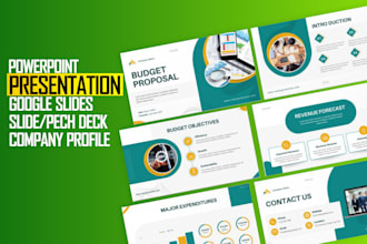 do high quality portfolio design, company profile, powerpoint presentation