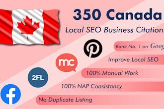do 350 ca local citations and directory submission