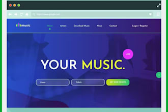 do music band website