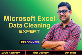 clean, format and fix excel data with formulas and deduplication