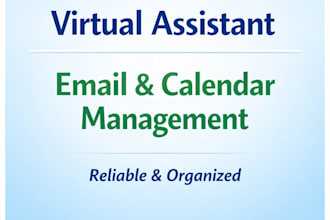 manage your emails and calendar as a virtual assistant