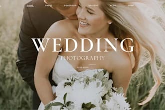 design and redesign pixieset website showit photography website wix website