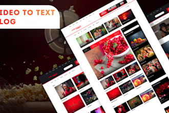 build an automated ai video to text blog, youtube aggregator