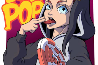 draw commission into anime or manga style art