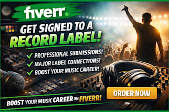 send your music to record labels for demo submission, anr review and signing