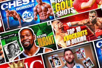 design click worthy sports youtube thumbnails