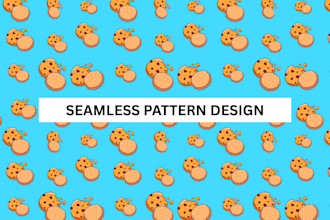 design seamless pattern for textiles and packaging
