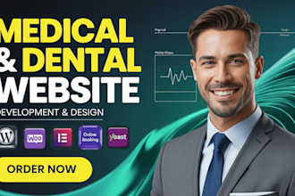 build design medical healthcare clinic doctor hospital homecare booking website