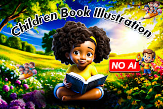 illustrate children story book illustrations and book covers