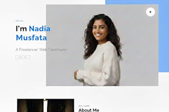 design a creative and personal interactive PDF portfolio