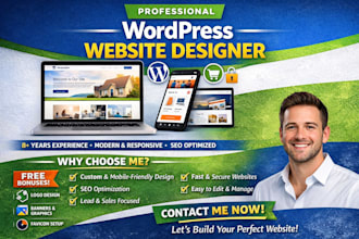 design a stunning wordpress website that optimize conversion