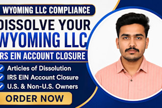 dissolve your wyoming llc and prepare irs ein account closure