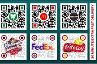 generate qr code for you with your logo