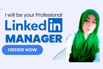 be your linkedin marketing manager and connections build