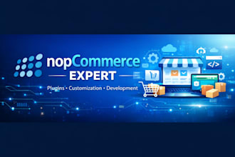 develop customize nopcommerce plugins bug fixes themes ui and ecommerce stores