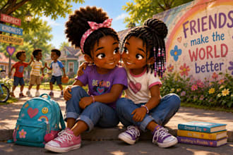 design africa america children book illustration, children book illustration
