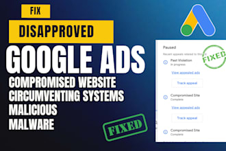 fix google ads compromised site issue