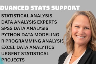 be your expert statistical data analyst using spss, r, SAS, and python