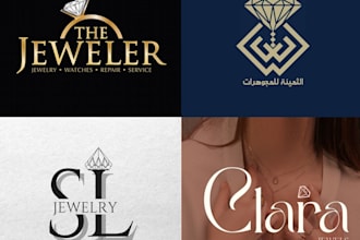 do jewelry logo design with unlimited revisions