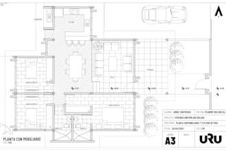 do your floor plans in revit or autocad