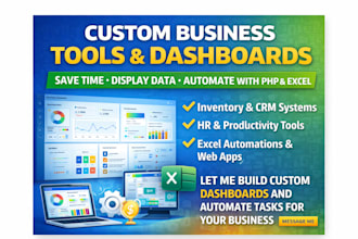 build dashboards, custom graphs and custom tools for your business