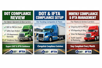 handle dot and ifta compliance for US trucking companies