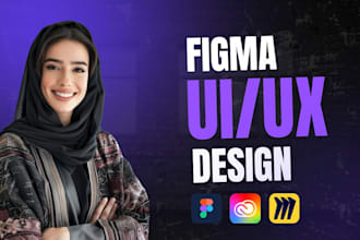do ui ux saas website mobile app landing page dashboard mockup design in figma