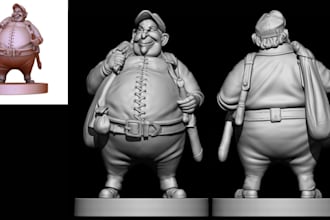 convert 2d to 3d head model 2d to 3d character model picture to 3d model